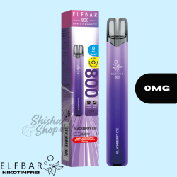 ELFBAR 800 Nikotinfrei Einweg Vape - Blackberry Ice