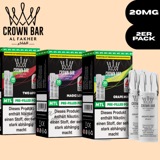 Al Fakher Crown Bar 600 MTL POD
