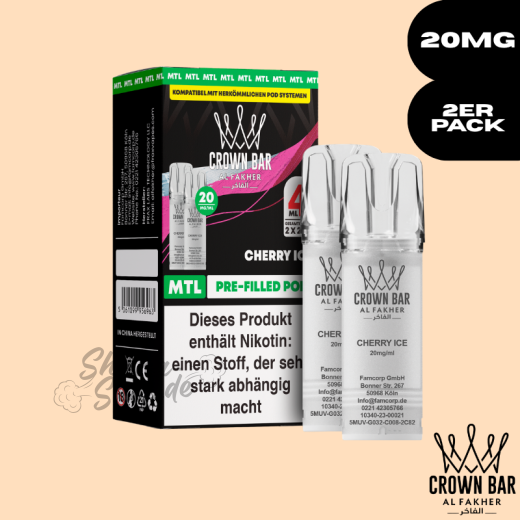 Al Fakher Crown Bar 600 POD - Cherry Ice