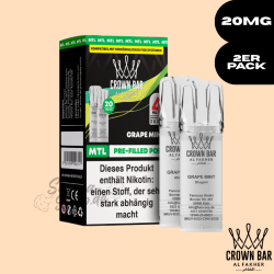 Al Fakher Crown Bar 600 POD - Grape Mint