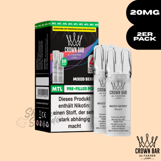 Al Fakher Crown Bar 600 POD - Mixed Berry