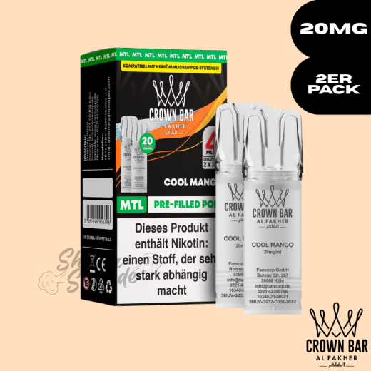 Al Fakher Crown Bar 600 POD - Cool Mango