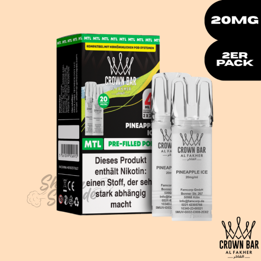 Al Fakher Crown Bar 600 POD - Pineapple Ice