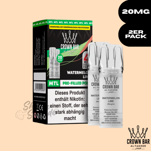 Al Fakher Crown Bar 600 POD - Watermelon Lime