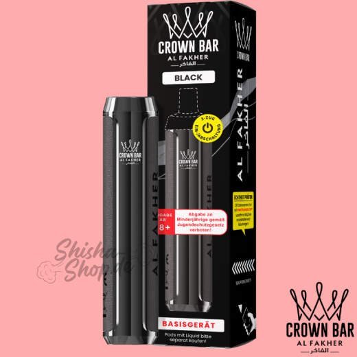 Al Fakher Crown Bar 600 Akkuträger - Black