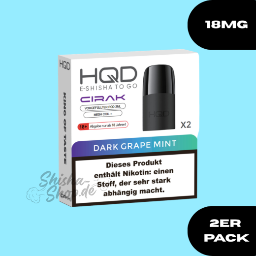 HQD Cirak Pod Dark Grape Mint
