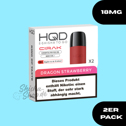 HQD Cirak Pod Dragon Strawberry