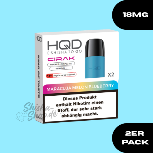 HQD Cirak Pod Maracuja Melon Blueberry