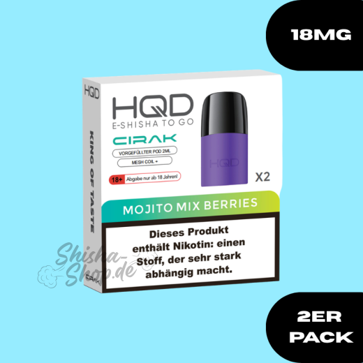HQD Cirak Pod Mojito Mix Berries