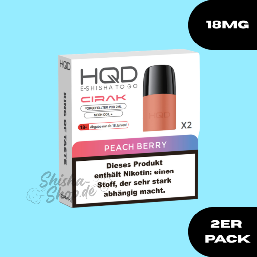 HQD Cirak Pod Peach Berry