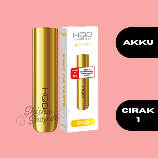 HQD Cirak Akkuträger Gold
