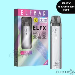 ELFBAR ELFX Refillable Pod Starter Kit - Silver