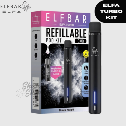 ELFBAR ELFA Turbo - Black Knight - Refillable POD Kit