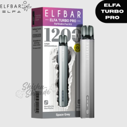 ELFBAR ELFA TURBO PRO - Space Grey - REFILLABLE POD KIT