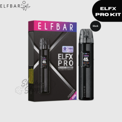 ELFBAR ELFX PRO - Black - Refillable Pod Starter KIT