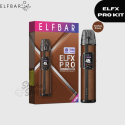 ELFBAR ELFX PRO - Cowboy Brown - Refillable Pod Starter KIT
