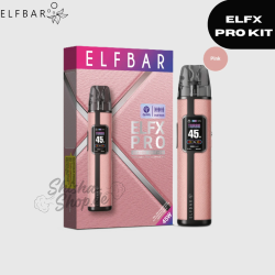ELFBAR ELFX PRO - Pink - Refillable Pod Starter KIT