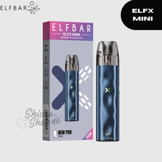ELFBAR ELFX MINI - Ocean - Refillable Pod Starter KIT