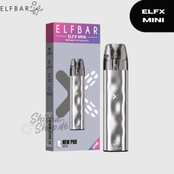 ELFBAR ELFX MINI - Silver - Refillable Pod Starter KIT