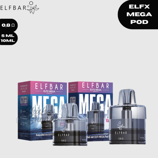 ELFBAR ELFX MEGA Refillable Pods 0.8