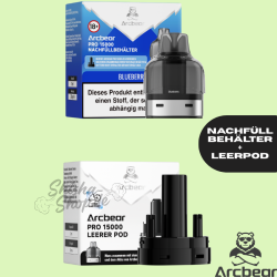 ARCBEAR PRO 15000 - Blueberry - POD + LEERPOD