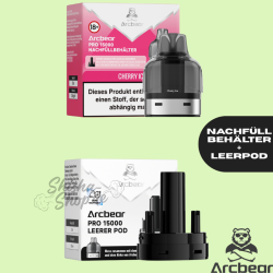 ARCBEAR PRO 15000 - Cherry Ice - POD + LEERPOD