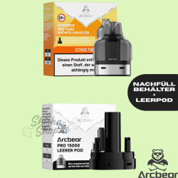 ARCBEAR PRO 15000 - Citrus Tonic - POD + LEERPOD