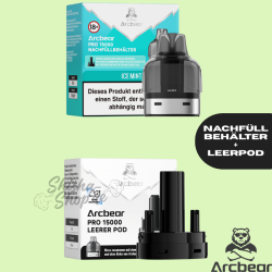 ARCBEAR PRO 15000 - Ice Mint - POD + LEERPOD