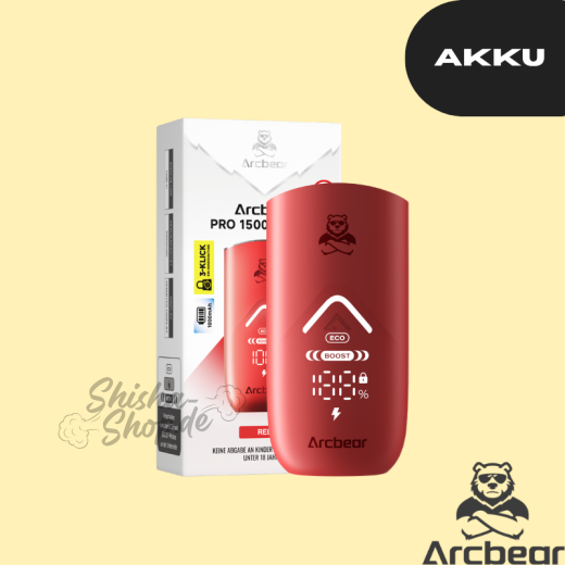 ARCBEAR PRO 15000 - Red - AKKU