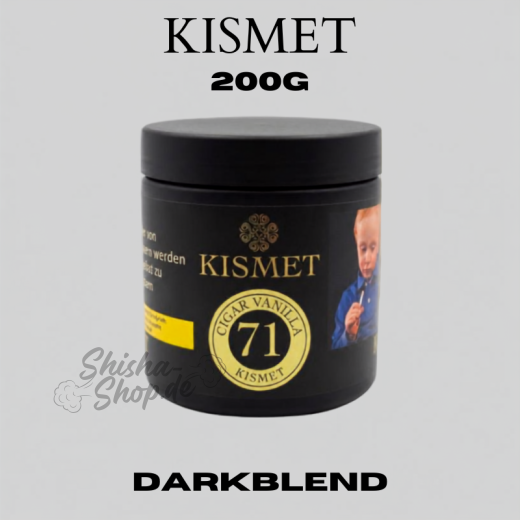 Kismet Shisha Tabak 200g - Cigar Vanilla