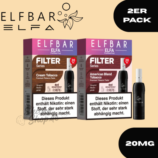 ELFBAR ELFA PODS 20MG FILTER SERIES