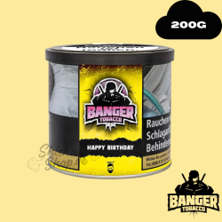 BANGER Shisha Tabak 200g HAPPY BIRTHDAY