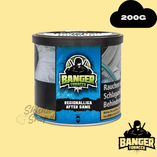 BANGER - REGIONALLIGA AFTER GAME - Shisha Tabak 200g