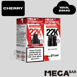 MEGABAR - CHERRY - GT 22000 Pod + Leerpod