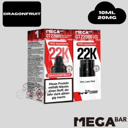 MEGABAR - DRAGONFRUIT - GT 22000 Pod + Leerpod