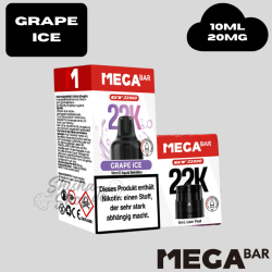 MEGABAR - GRAPE ICE - GT 22000 Pod + Leerpod