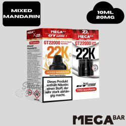 MEGABAR - MIXED MANDARIN - GT 22000 Pod + Leerpod