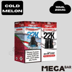 MEGABAR - COLD MELON - GT 22000 Pod + Leerpod