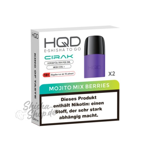 HQD Cirak Pod - Mojito Mix Berries