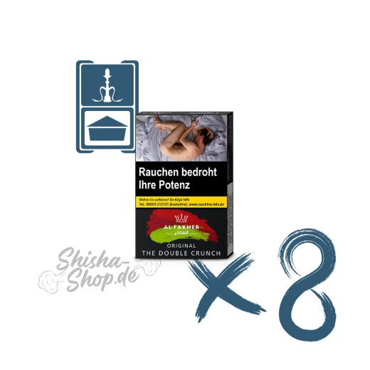 Al Fakher - Double Crunch 8x25g Bundle
