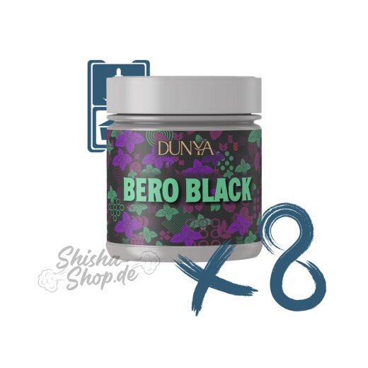 Dunya - Bero Black 8x25g Bundle