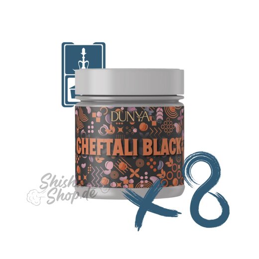 Dunya - Cheftali Black 8x25g Bundle