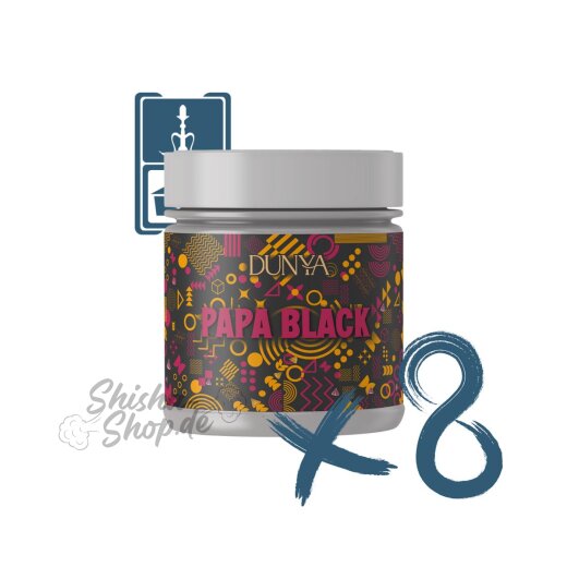 Dunya - Papa Black 8x25g Bundle